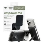 Apsauginis stiklas PanzerGlass empower by empower Bank w. Spin Stand, 5000mAh, Space (EM23165), juodos spalvos, vaizdas 6