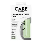 Telefono dėklas PanzerGlass CARE by Urban Explorer Case Transparent w. Black MagSafe iPhone 17 (CR85101), vaizdas 3