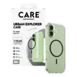 Telefono dėklas PanzerGlass CARE by Urban Explorer Case Transparent w. Black MagSafe iPhone 17 (CR85101), vaizdas 5