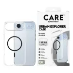 Telefono dėklas PanzerGlass CARE by Urban Explorer Case Transparent w. Black MagSafe iPhone Air (CR24741), vaizdas 2