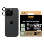 Apsauginis stiklas PanzerGlass Hoops Camera Lens Protector Black iPhone 16 Pro, 16 Pro Max (1284), vaizdas 2