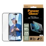 Apsauginis stiklas PanzerGlass Gaming Screen Protector iPhone 16, 15, Ultra-Wide Fit (2857), vaizdas 2
