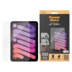 Apsauginis stiklas PanzerGlass Screen Protector iPad Mini 8.3'' (2021, 2024), Ultra-Wide Fit (2842), vaizdas 2