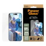 Apsauginis stiklas PanzerGlass Screen Protector iPhone 16 Pro, Classic Fit (2874), vaizdas 2