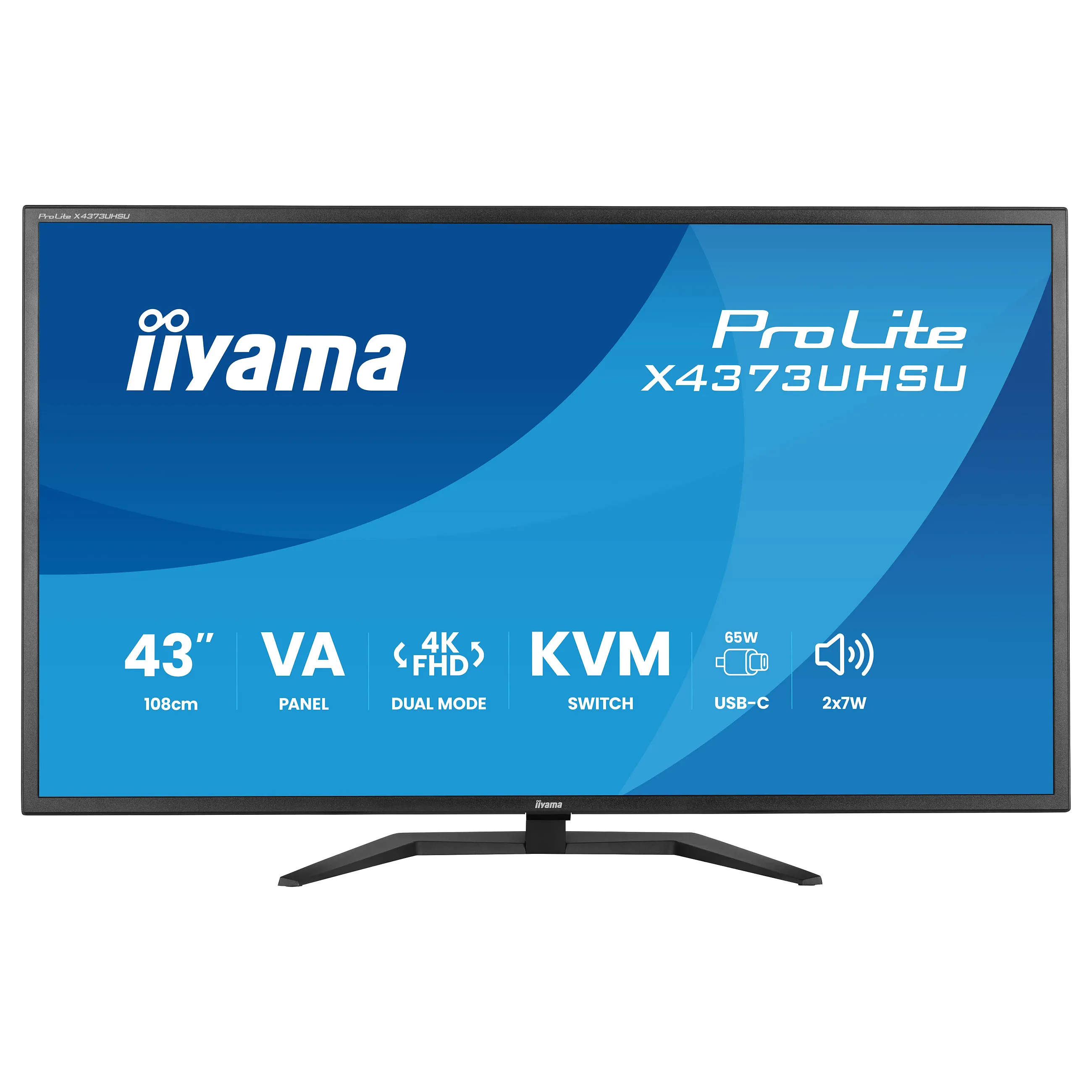 iiyama ProLite X4373UHSU-B2 computer monitor iiyama ProLite X4373UHSU-B2 computer monitor