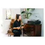 Lenco LS-430BK audio turntable