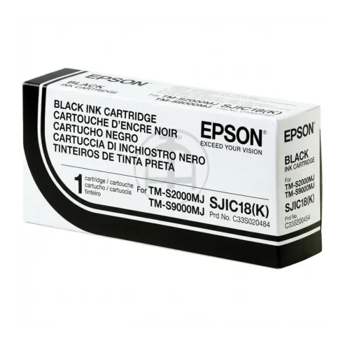 Rašalo kasetė Epson SJIC18 K For TM-S2000MJ & S9000MJ (C33S020701)