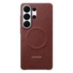 Telefono dėklas Samsung M3 Carbon Magnet Coralred (EF-KS948SREGWW)