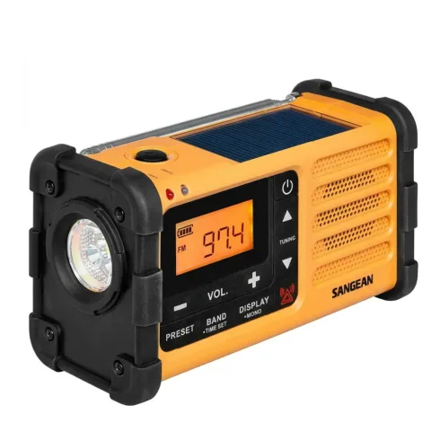 Kolonėlė Sangean MMR-88 (USB-C) gelb Notfall/Kurbel/Solar Radio (A500558)