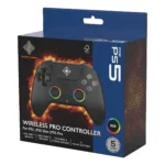 Deltaco PS5 Controller wireless RGB Hall-Effect schwarz