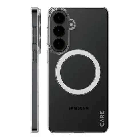 Telefono dėklas PanzerGlass CARE by SL1M Case Transparent w. Qi Samsung Galaxy S26+ (CR25459)