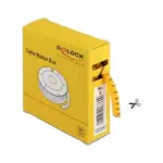 Laidas ar adapteris DeLOCK Kabelmarker Box Nr 6 gelb 500 Stück (18360), vaizdas 2