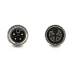 Laidas ar adapteris DeLOCK M12 Kabel L-kodiert 4 Pin Stecker zu Buchse PUR (80521), juodos spalvos, vaizdas 3