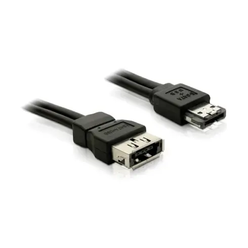 SATA kabelis DeLOCK Power Over eSATA Extension cable male-female 1m (84389)
