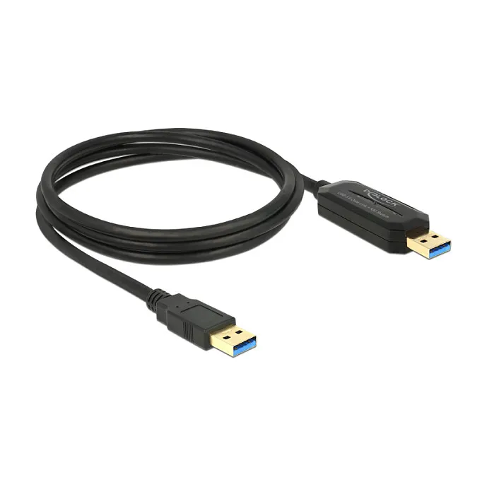 DeLOCK 1.5m, USB 3.0-A - USB 3.0-A USB cable USB kabelis DeLOCK 1.5m, USB 3.0-A - USB 3.0-A (83647)