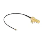 Koaksialinis kabelis DeLOCK Antenna Cable SMA 90° PCB jack bulkhead (12034), vaizdas 2