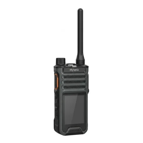 HYTERA BP515 V1 136-174 VHF IP54 mit Li-Ionen Akku 1500mAh/Desktop-Ladestation mit Netzadapter/stubby Antenne AN0160H19/Grtelclip