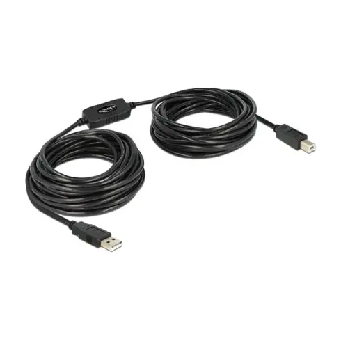 USB kabelis DeLOCK 11m, USB2.0-A - USB2.0-B (82915)