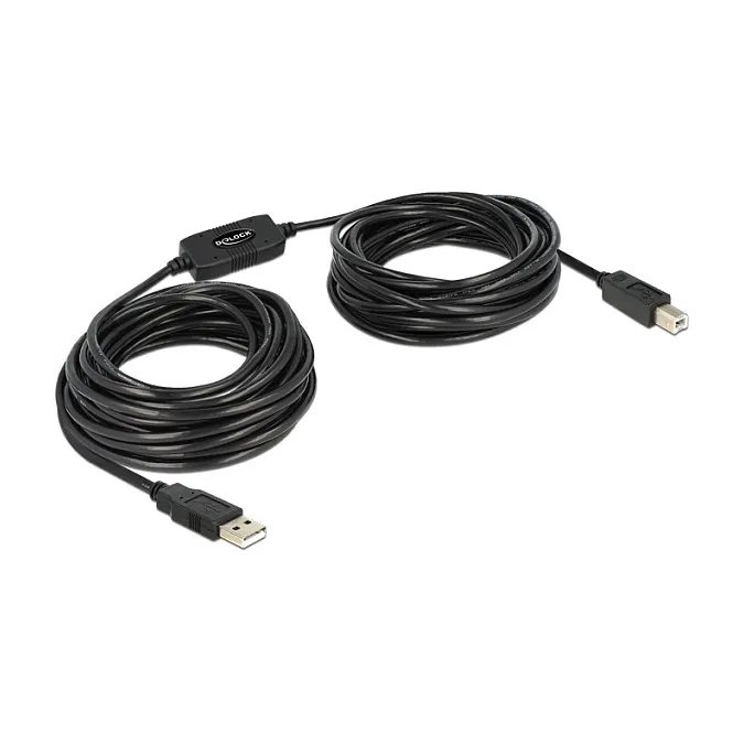 DeLOCK 11m, USB2.0-A - USB2.0-B USB cable USB kabelis DeLOCK 11m, USB2.0-A - USB2.0-B (82915)