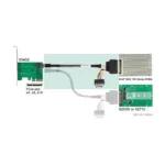 DeLOCK 0.75m, SFF-8643/U.2 SFF-8639+SATA
