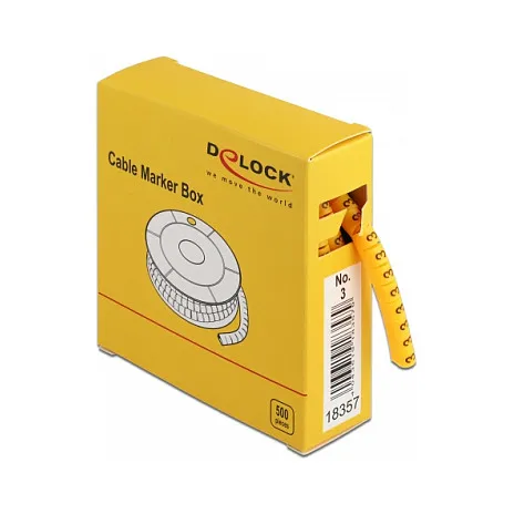 Laidas ar adapteris DeLOCK 18357 cable marker