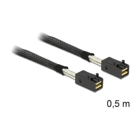 Vidinis kompiuterio kabelis DeLOCK 0.5m, Mini SAS HD x 4 SFF 8643 (83386)