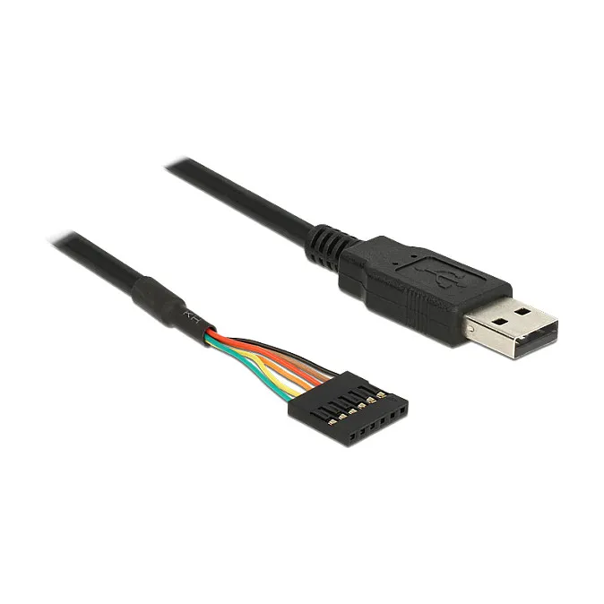 DeLOCK 1.8m USB2.0-A/TTL 6-p USB cable USB kabelis DeLOCK 1.8m USB2.0-A/TTL 6-p (83785)