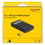 Klaviatūra DeLOCK 12113 numeric keypad, vaizdas 6