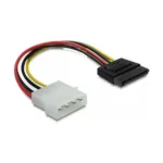 DeLOCK 15pin SATA > 4pin straight Cable