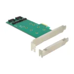 Sąsajos plokštė DeLOCK 2x 67-pin M.2 key B - 2x SATA 7-pin (89473), vaizdas 3