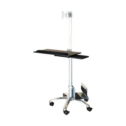 Monitoriaus laikiklis VALUE Mobile PC Cart (17.99.1174), sidabrinės spalvos