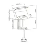 Monitoriaus laikiklis VALUE 19.99.3230 power extension Accessory, vaizdas 2
