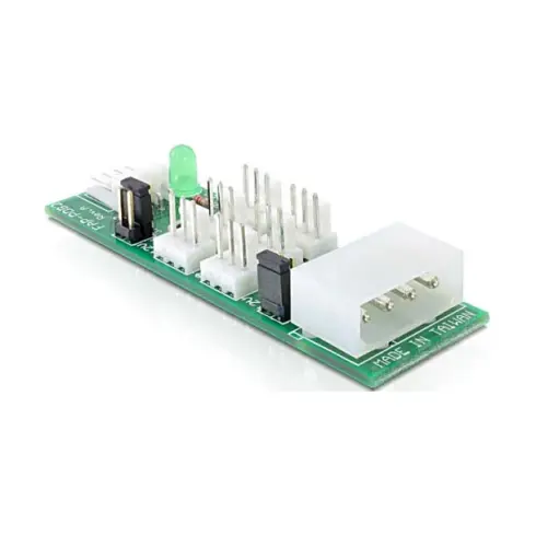Sąsajos plokštė DeLOCK Distribution Board 6x fan 5V/12V (25218)