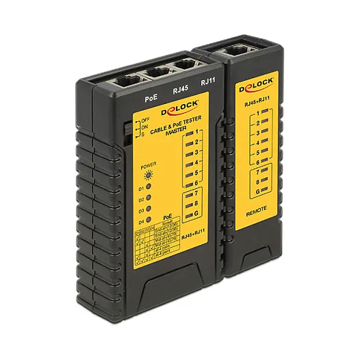 DeLOCK 86107 network cable tester Kabelių testeris DeLOCK 86107