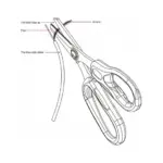 Tinklo kabelis DeLOCK 90554 stationery/craft scissors, vaizdas 5