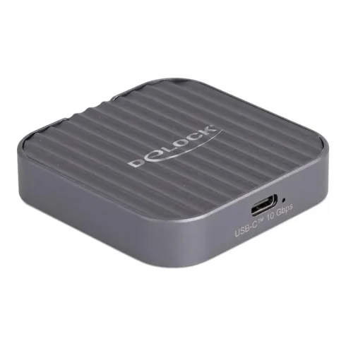SSD diskas DeLOCK Magnetisches Gehäuse USB Type-C 10 Gbps für 1 x M.2 NVMe oder SATA (42032)