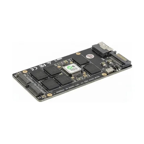 SFF-8654 8i zu 2 x M.2 Key M NVMe SSD Konverter