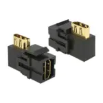 Vaizdo laidas ar adapteris DeLOCK HDMI - HDMI, 90° (86358)