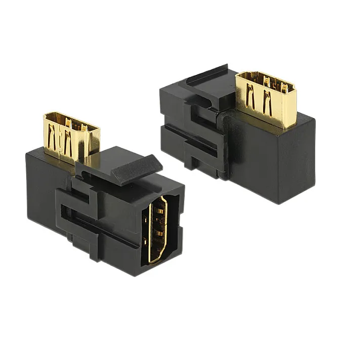 DeLOCK HDMI - HDMI, 90° Vaizdo laidas ar adapteris DeLOCK HDMI - HDMI, 90° (86358)