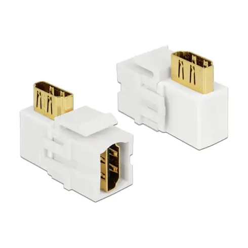 Vaizdo laidas ar adapteris DeLOCK HDMI - HDMI, 90° (86359)