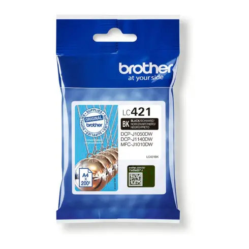 Rašalo kasetė Brother LC421BK