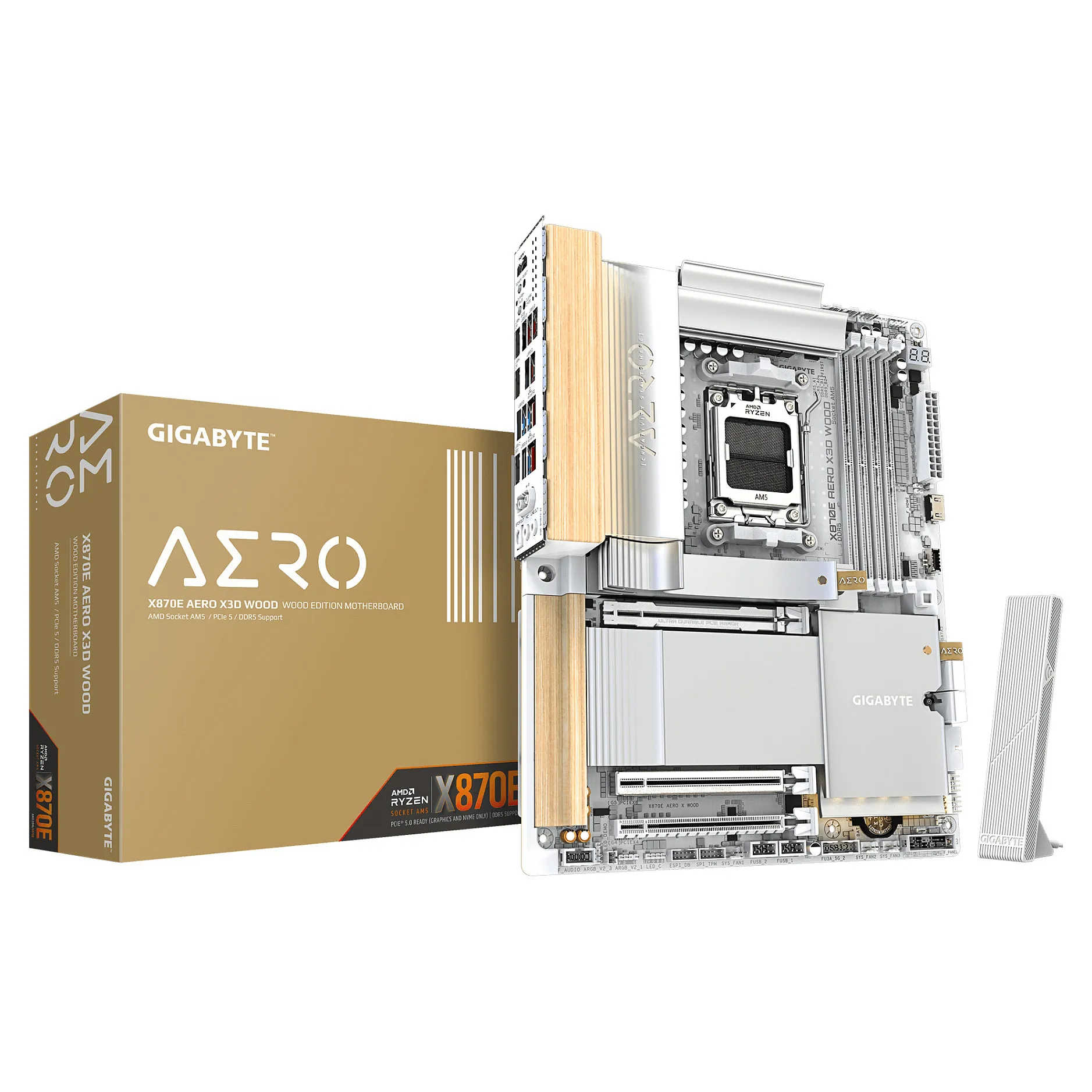 GIGABYTE X870E AERO X3D WOOD GIGABYTE X870E AERO X3D WOOD