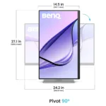 Monitorius BenQ MA270UP (9H.LP8LB.QBE), vaizdas 5