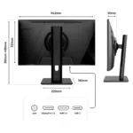 Monitorius JAPANNEXT JN-IPS238FHDR-C65W-HSP, vaizdas 4