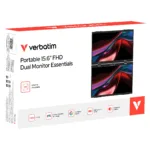 Monitorius Verbatim Portable 15.6" FHD Dual Monitor Essentials (32403), vaizdas 3