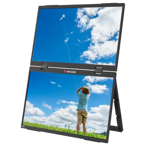 Monitorius Verbatim Portable 15.6" FHD Dual Monitor Essentials (32403)