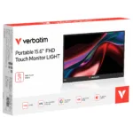 Šviestuvas Verbatim Portable 15.6" FHD Touch Monitor LIGHT (32402), vaizdas 6