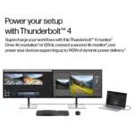 Monitorius HP Series 7 Pro 31.5 inch 4K Thunderbolt 4 Docking Monitor - 732xk (B7JM6AA#ABB), vaizdas 16