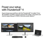 Monitorius HP Series 7 Pro 31.5 inch 4K Thunderbolt 4 Docking Monitor - 732xk (B7JM6AA#ABB), vaizdas 17