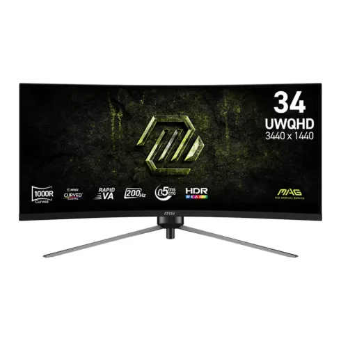 Monitorius MSI MAG 345CQRF E20 (9S6-3DD14H-030)